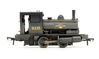 Pre-Owned BR 0-4-0ST Pug '51235' Steam Locomotive - Weathered - DCC Fitted