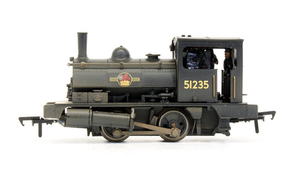 Pre-Owned BR 0-4-0ST Pug '51235' Steam Locomotive - Weathered - DCC Fitted