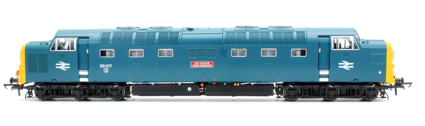 Pre-Owned BR EE Type 5 / Class 55017 Deltic BR Blue 'The Durham Infantry' Diesel Locomotive - DCC Sound