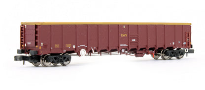 Pre-Owned 377-650 MBA Megabox High Sided Bogie Box Wagon With Buffers EWS '500028'