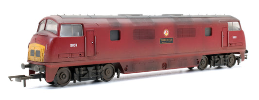 Pre-Owned RailRoad BR Maroon Class 42 'Thruster' D853 Diesel Locomotive - Custom Weathered - DCC Fitted