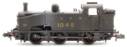 Custom Weathered Class J50 LNER Black (Unlined) 0-6-0 Tank Locomotive No.1045