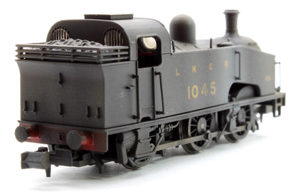 Custom Weathered Class J50 LNER Black (Unlined) 0-6-0 Tank Locomotive No.1045