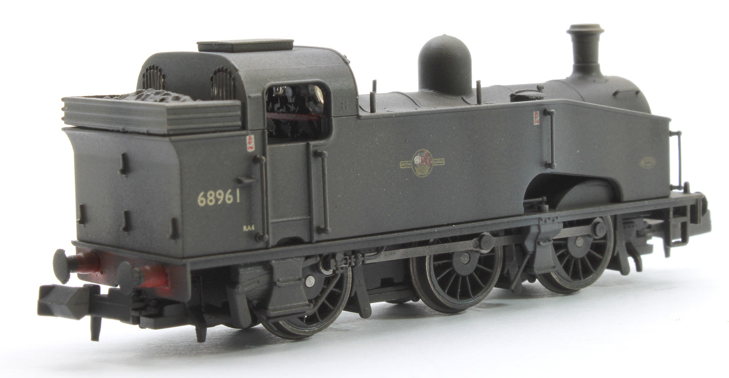 Custom Weathered Class J50 BR Black Late Crest (Unlined) 0-6-0 Steam Locomotive No.68961