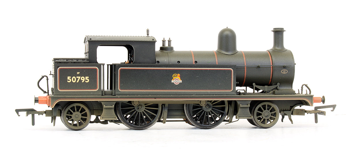 Pre-Owned L&YR 24-2 Tank '50795' BR Black Early Emblem Steam Locomotive - Weathered - DCC Fitted