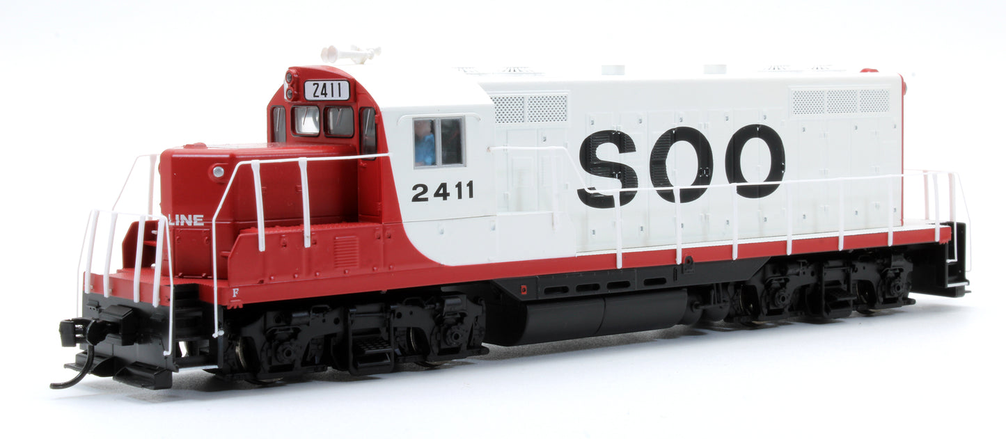Pre-Owned EMD GP9 PhII Diesel Locomotive SOO Line - Road #2411 - DCC Sound