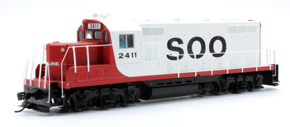 Pre-Owned EMD GP9 PhII Diesel Locomotive SOO Line - Road #2411 - DCC Sound