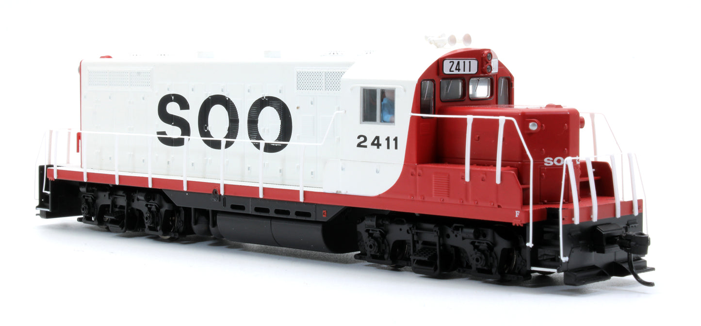Pre-Owned EMD GP9 PhII Diesel Locomotive SOO Line - Road #2411 - DCC Sound