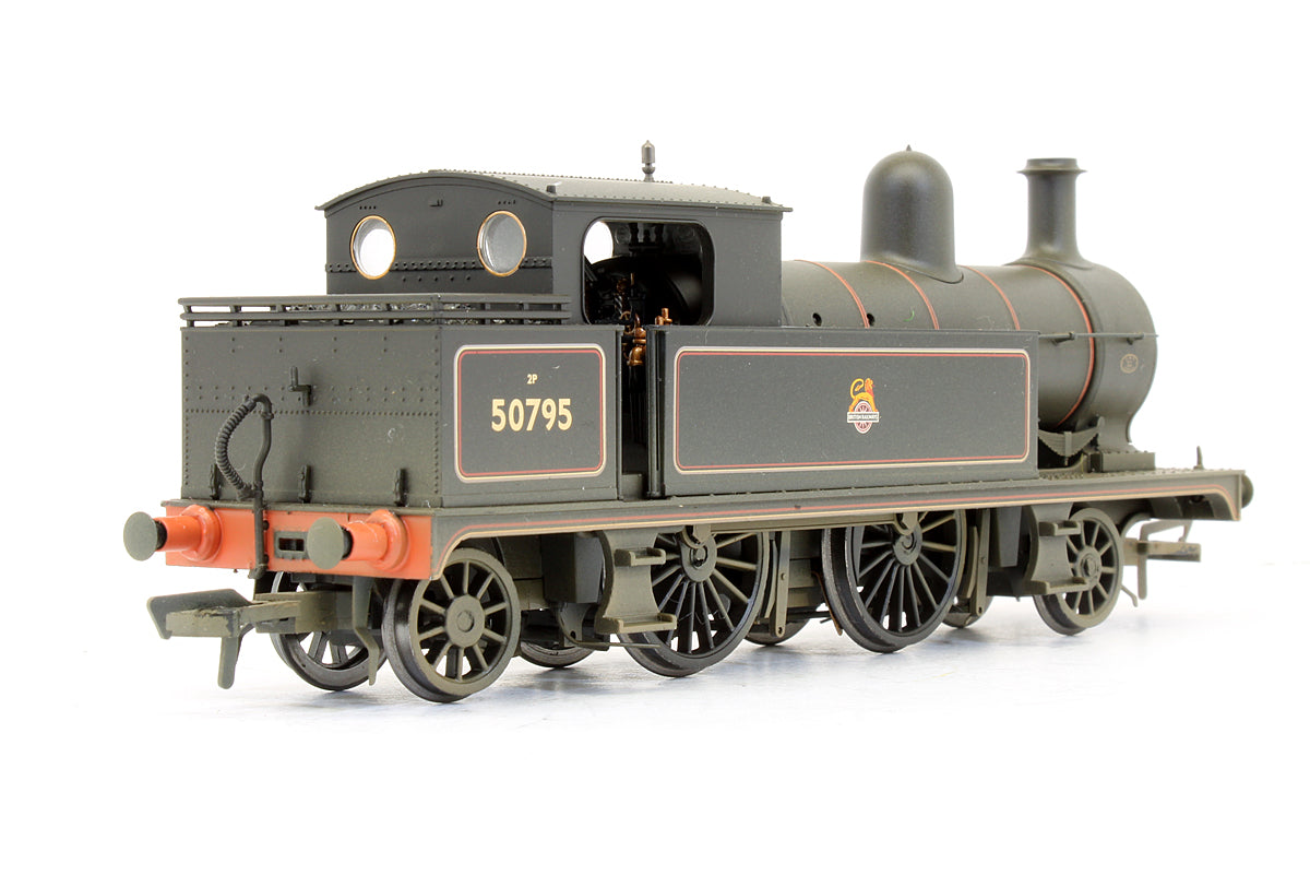 Pre-Owned L&YR 24-2 Tank '50795' BR Black Early Emblem Steam Locomotive - Weathered - DCC Fitted