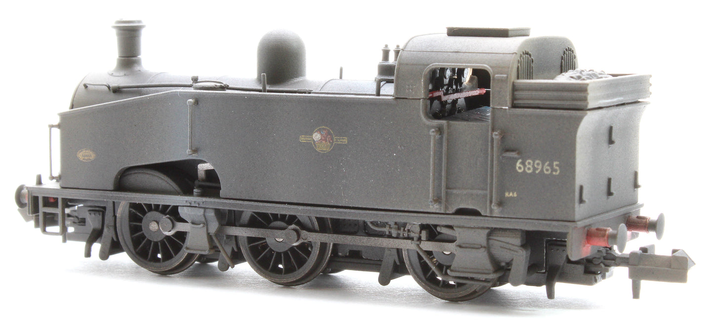 Custom Weathered Class J50 BR Black Late Crest (Unlined) 0-6-0 Tank Locomotive No.68965