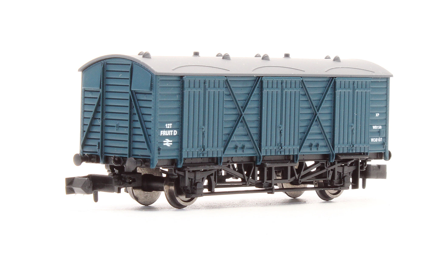 Pre-Owned 2F-014-003 Fruit D Wagon BR Blue With Dark Grey Roof 'W38107'