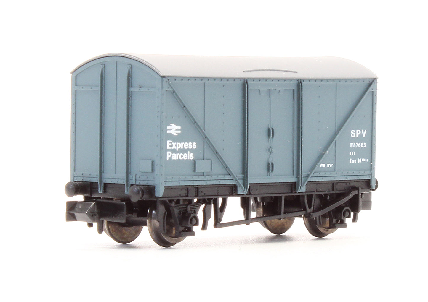 Pre-Owned 2F-019-003 Blue Spot Fish Van BR Blue 'SPV' E87663 Express Parcels