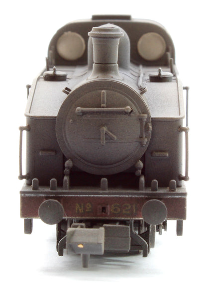 Custom Weathered Class J50 LNER Black (Unlined) 0-6-0 Tank Locomotive No.621