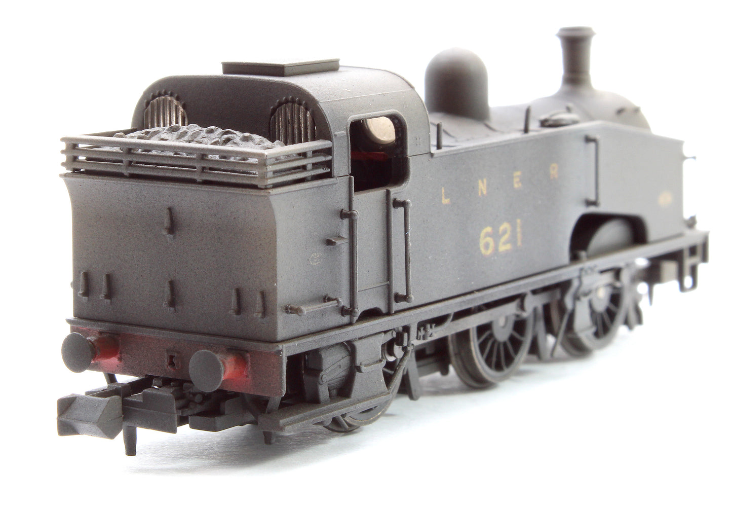 Custom Weathered Class J50 LNER Black (Unlined) 0-6-0 Tank Locomotive No.621