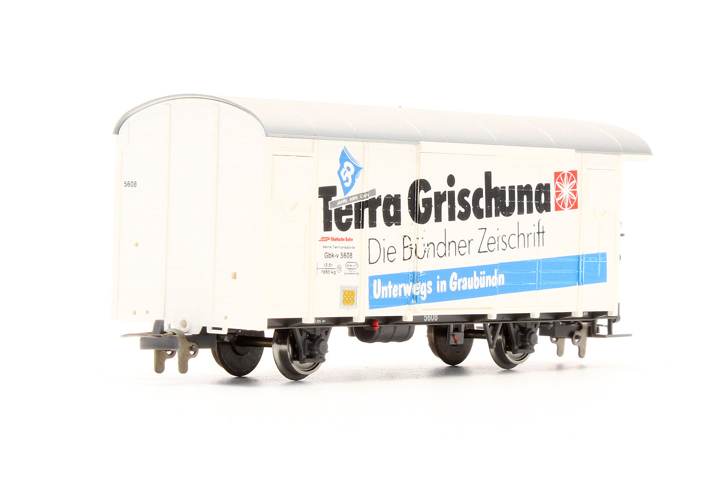 Pre-Owned 2283 128 Terra Grischuna RhB Gbk-v 5608 Freight Van