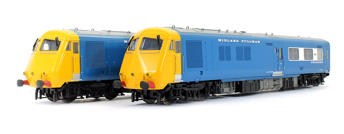 Pre-Owned Midland Pullman Six Car Unit Nanking Blue With Yellow Ends - DCC Fitted