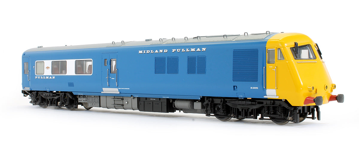 Pre-Owned Midland Pullman Six Car Unit Nanking Blue With Yellow Ends - DCC Fitted