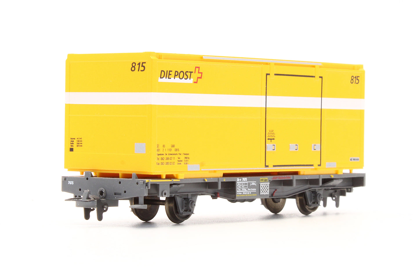 Pre-Owned 2269 107 RhB Lb-v 7875 Post Container Wagon