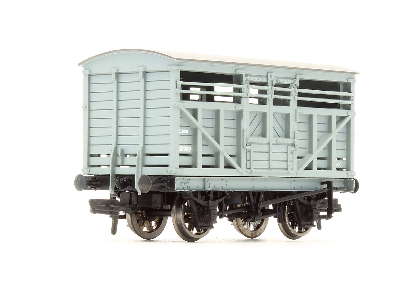 Pre-Owned 37-701A 10 Ton Cattle Wagon LMS Grey No.230909