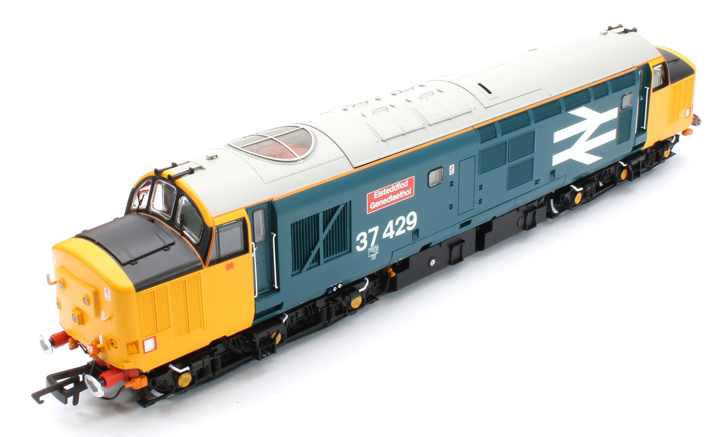 ACC3155 Class 37 Eisteddfod Genedlaethol Large Logo Blue (with Welsh Dragon) 37429 Diesel Locomotive