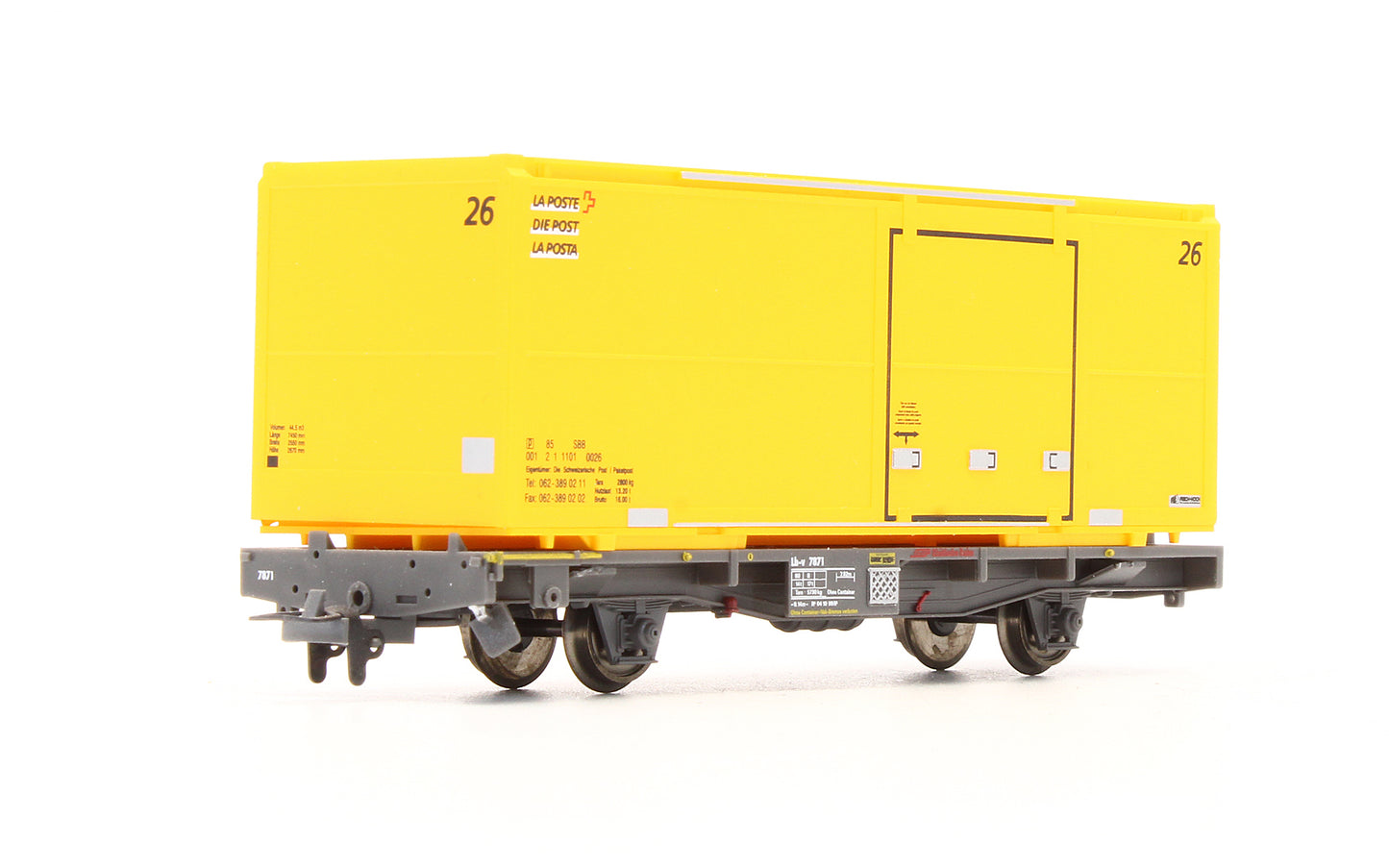 Pre-Owned 2269 101 RhB Lb-v 7871 Post Container Wagon