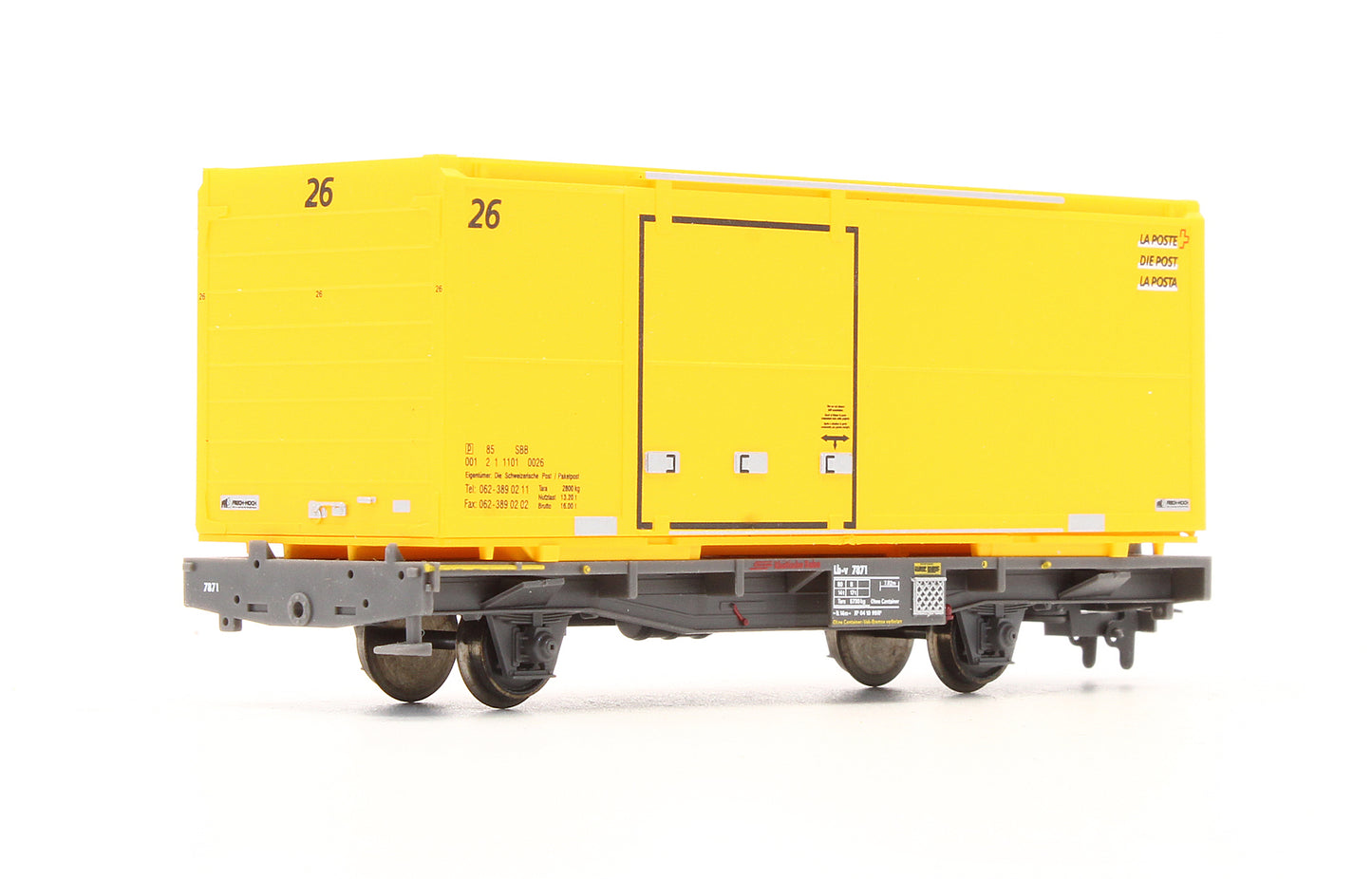 Pre-Owned 2269 101 RhB Lb-v 7871 Post Container Wagon