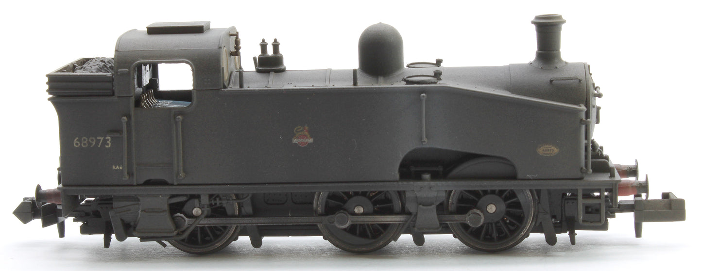 Custom Weathered Class J50 BR Black Early Emblem (Unlined) 0-6-0 Tank Locomotive No.68973