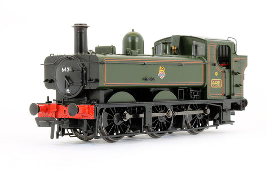 Pre-Owned GWR 64XX Pannier Tank 6421 BR Lined Green Early Emblem Steam Locomotive - DCC Fitted