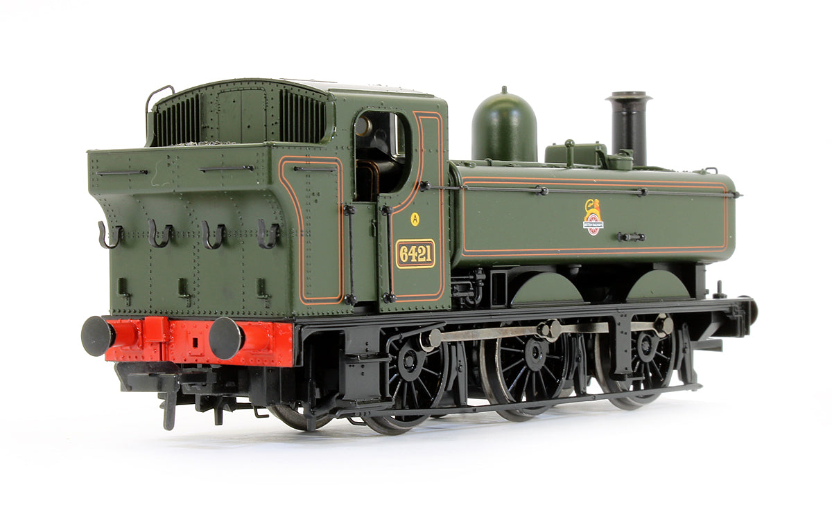 Pre-Owned GWR 64XX Pannier Tank 6421 BR Lined Green Early Emblem Steam Locomotive - DCC Fitted