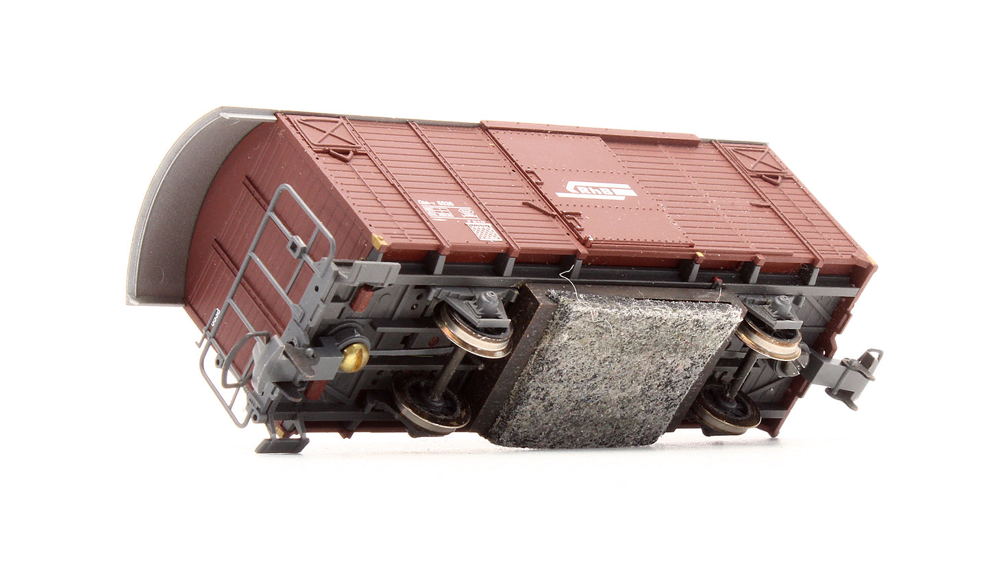 Pre-Owned 2282 146 RhB Gbk-v 5536 Rail Cleaning Wagon