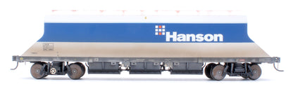 Custom Weathered P & D JHA (middle hopper) Hanson Blue & Grey 19802
