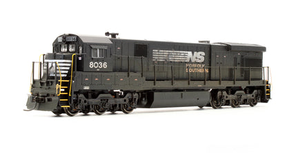Pre-Owned GE ES44 Evolution Locomotive Norfolk Southern - Road #8036 - DCC Sound - Custom Weathered