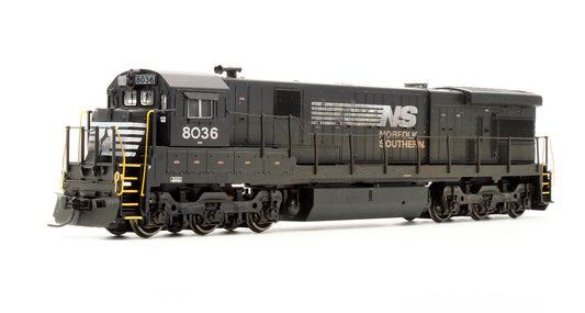 Pre-Owned GE ES44 Evolution Locomotive Norfolk Southern - Road #8036 - DCC Sound - Custom Weathered