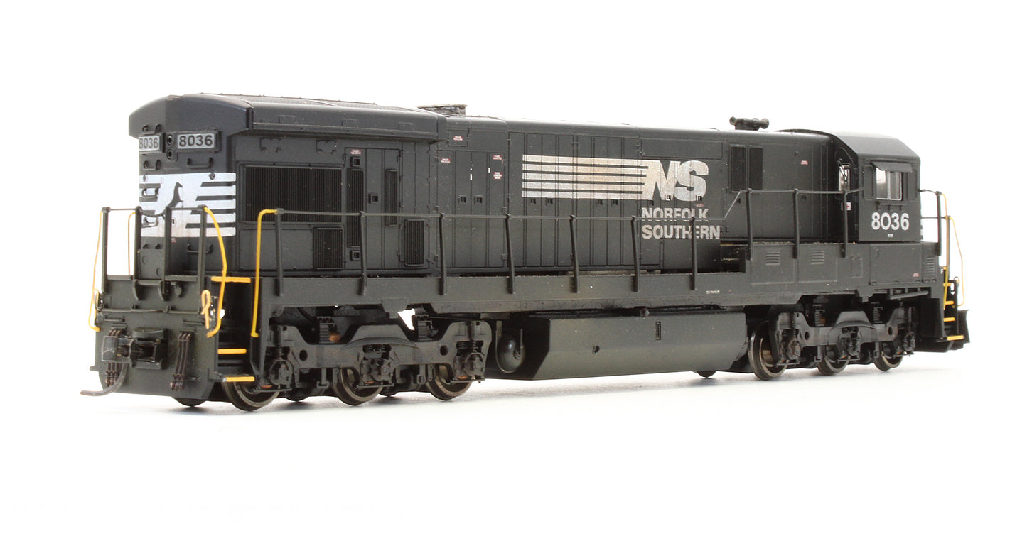 Pre-Owned GE ES44 Evolution Locomotive Norfolk Southern - Road #8036 - DCC Sound - Custom Weathered