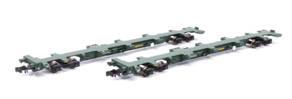 Pre-Owned FEAB Spine Wagon Twin Pack Freightliner 640721 + 640722