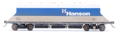 Custom Weathered P & D JHA (middle hopper) Hanson Blue & Grey 19833