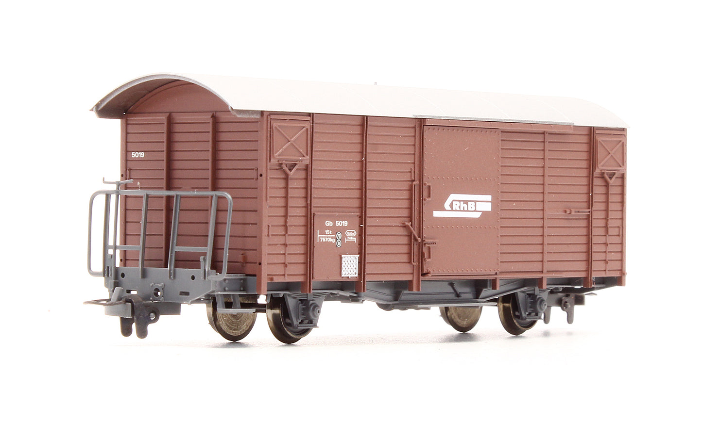 Pre-Owned 2250 129 RhB Gb 5019 Covered Goods Wagon