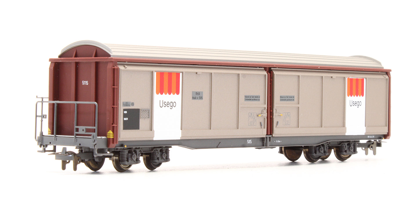 Pre-Owned 2278 115 RhB Haik-v 5115 Sliding Wall Wagon 'Usego'