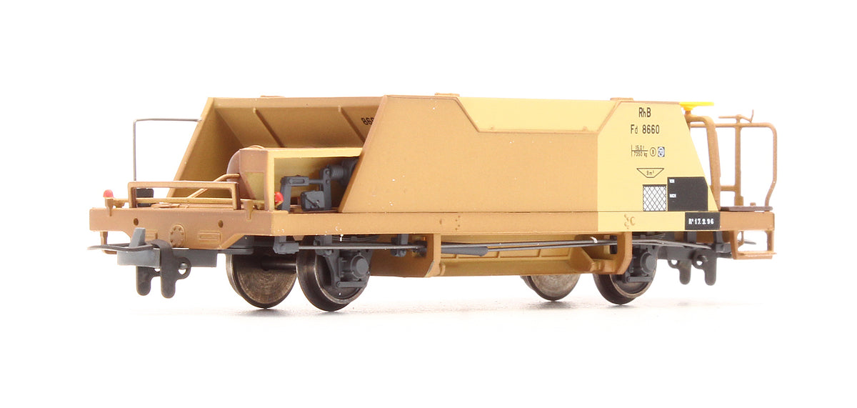 Pre-Owned 7453 110 RhB 4 Car Ballast Wagon Set