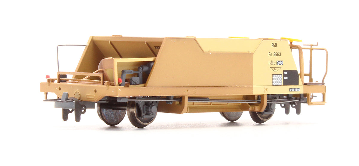 Pre-Owned 7453 110 RhB 4 Car Ballast Wagon Set