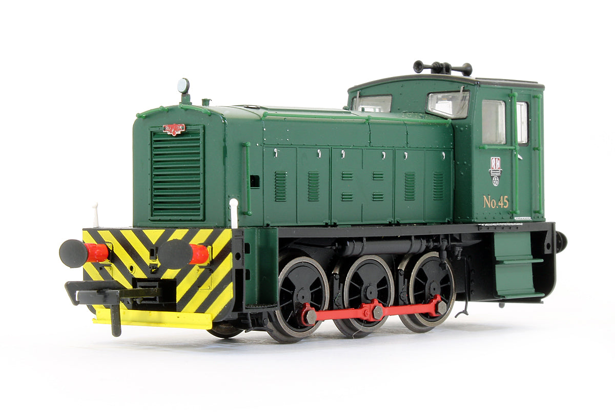 Pre-Owned Ruston 165DE NCB Green No.45 Diesel Locomotive