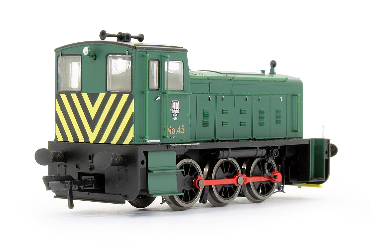 Pre-Owned Ruston 165DE NCB Green No.45 Diesel Locomotive