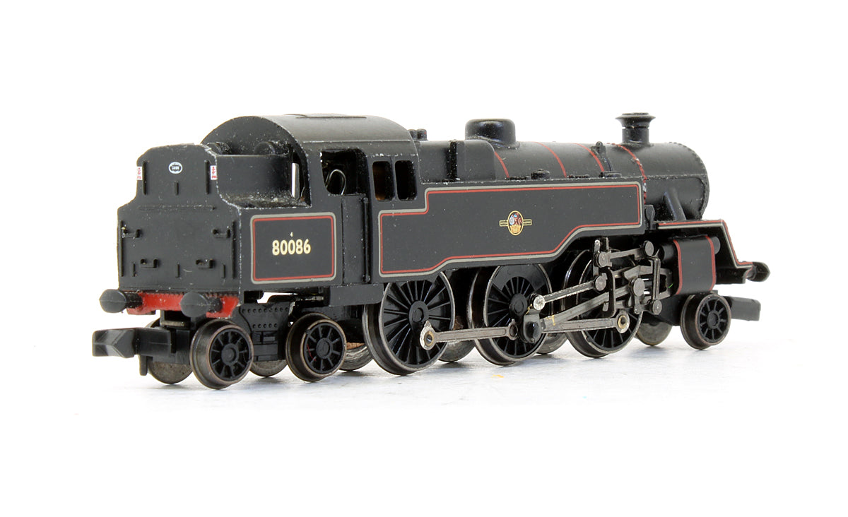 Pre-Owned Class 4MT 2-6-4 Tank '80086' BR Lined Black Late Crest Steam Locomotive