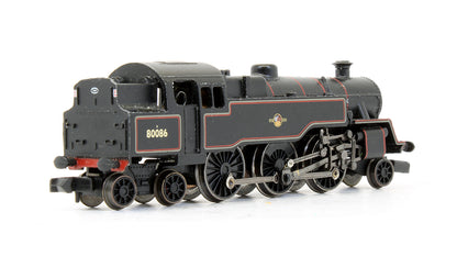 Pre-Owned Class 4MT 2-6-4 Tank '80086' BR Lined Black Late Crest Steam Locomotive