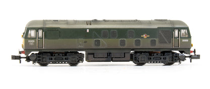 Pre-Owned Class 24 D5053 BR Two Tone Green Small Yellow Panels Diesel Locomotive Weathered - DCC Fitted