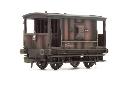 Pre-Owned 20 Ton Brake Van BR Brown 'E178500' - Custom Weathered