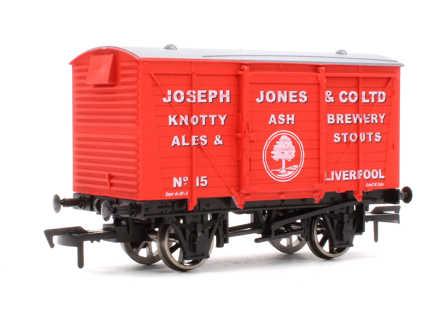 JJC Pre-Owned 10T No.15 Vent Van 'Joseph Jones & Co Ltd, Knotty Ash Brewery - Liverpool' (Limited Edition for Burnham & District MRC)