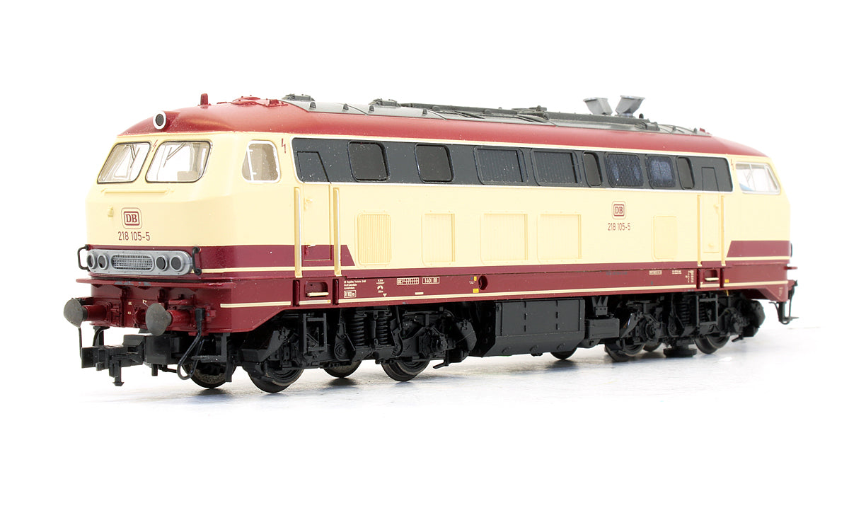 Pre-Owned DB BR 218 105-5 Track Cleaning Diesel Locomotive