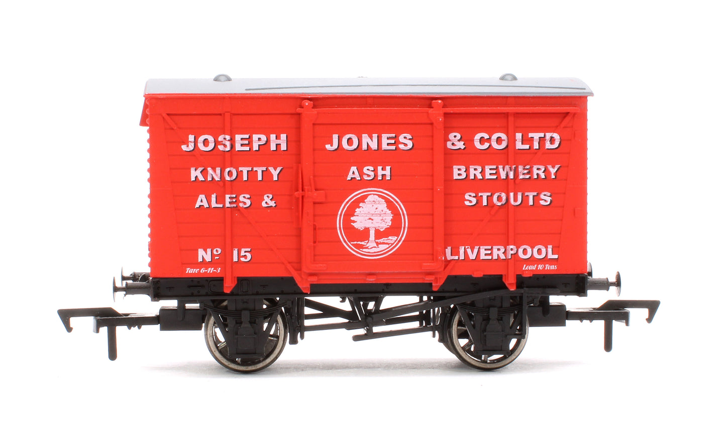 JJC Pre-Owned 10T No.15 Vent Van 'Joseph Jones & Co Ltd, Knotty Ash Brewery - Liverpool' (Limited Edition for Burnham & District MRC)