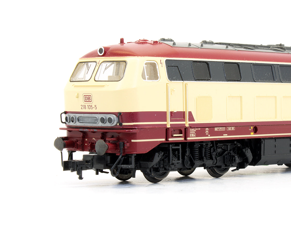 Pre-Owned DB BR 218 105-5 Track Cleaning Diesel Locomotive